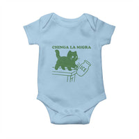 Chinga la Migra Baby Onesie Funny Subtle FDT Cat Meme - Wonder Print Shop
