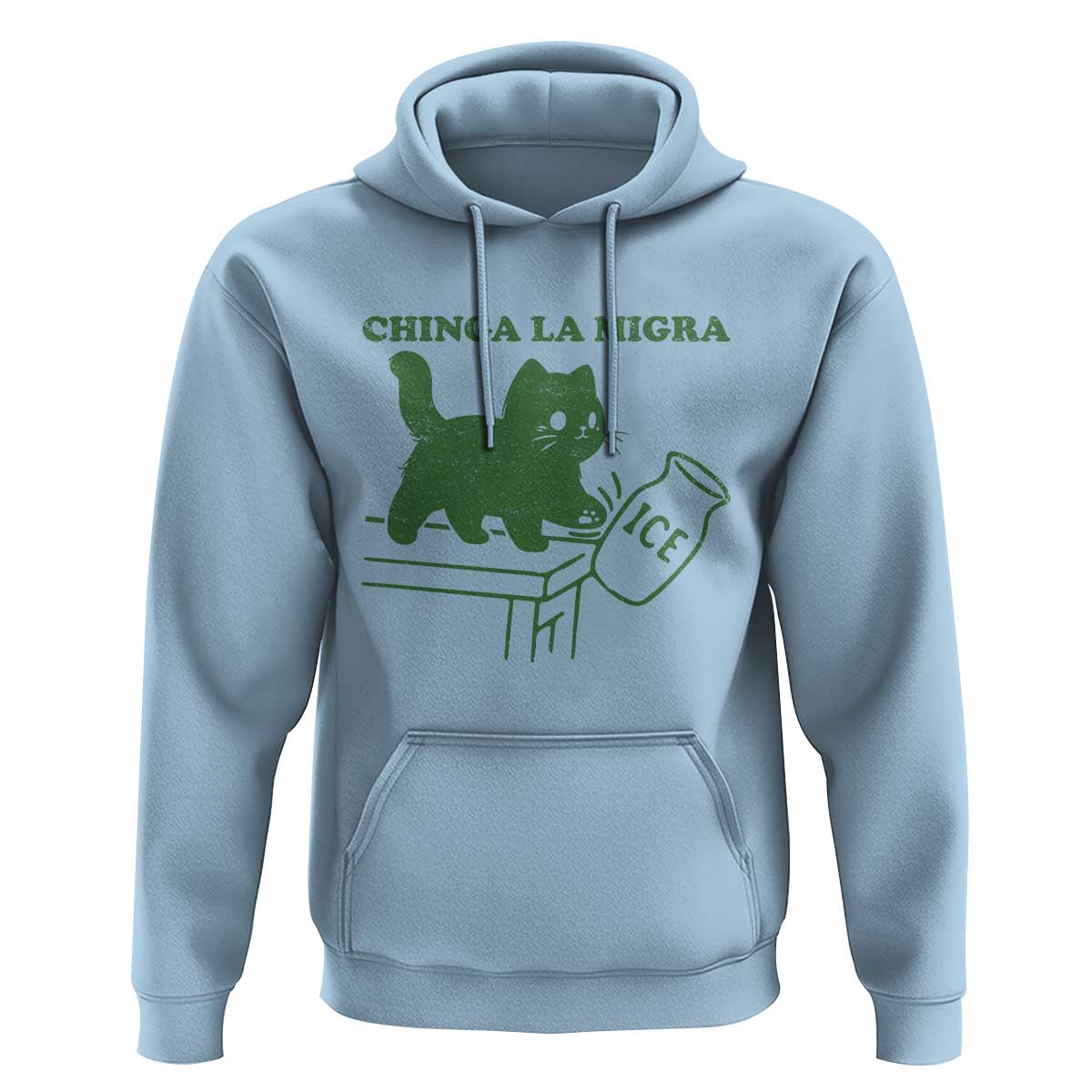 Chinga la Migra Hoodie Funny Subtle FDT Cat Meme - Wonder Print Shop