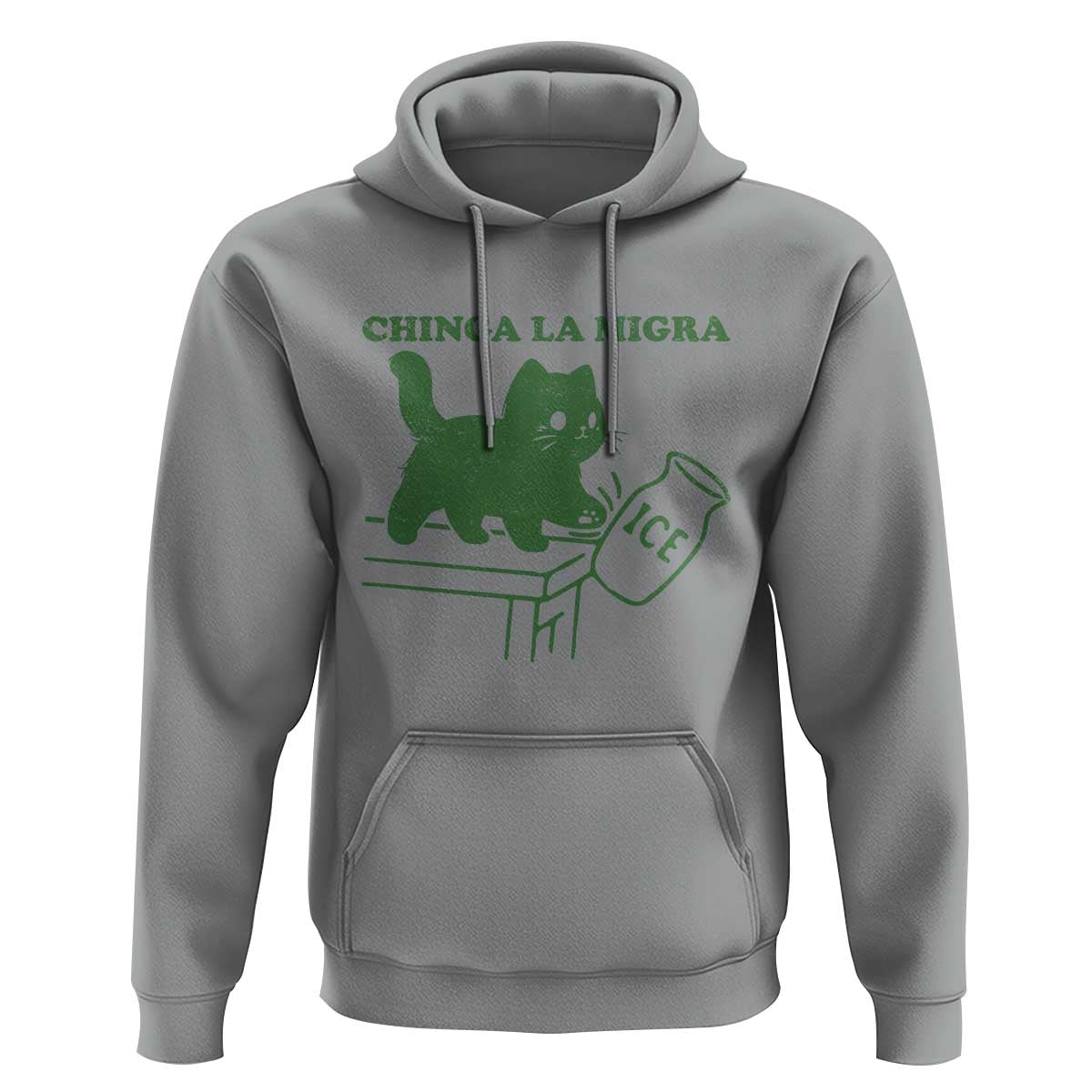 Chinga la Migra Hoodie Funny Subtle FDT Cat Meme - Wonder Print Shop