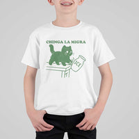 Chinga la Migra T Shirt For Kid Funny Subtle FDT Cat Meme - Wonder Print Shop