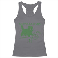 Chinga la Migra Racerback Tank Top Funny Subtle FDT Cat Meme - Wonder Print Shop