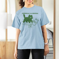 Chinga la Migra T Shirt For Women Funny Subtle FDT Cat Meme - Wonder Print Shop