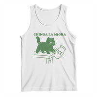Chinga la Migra Tank Top Funny Subtle FDT Cat Meme - Wonder Print Shop