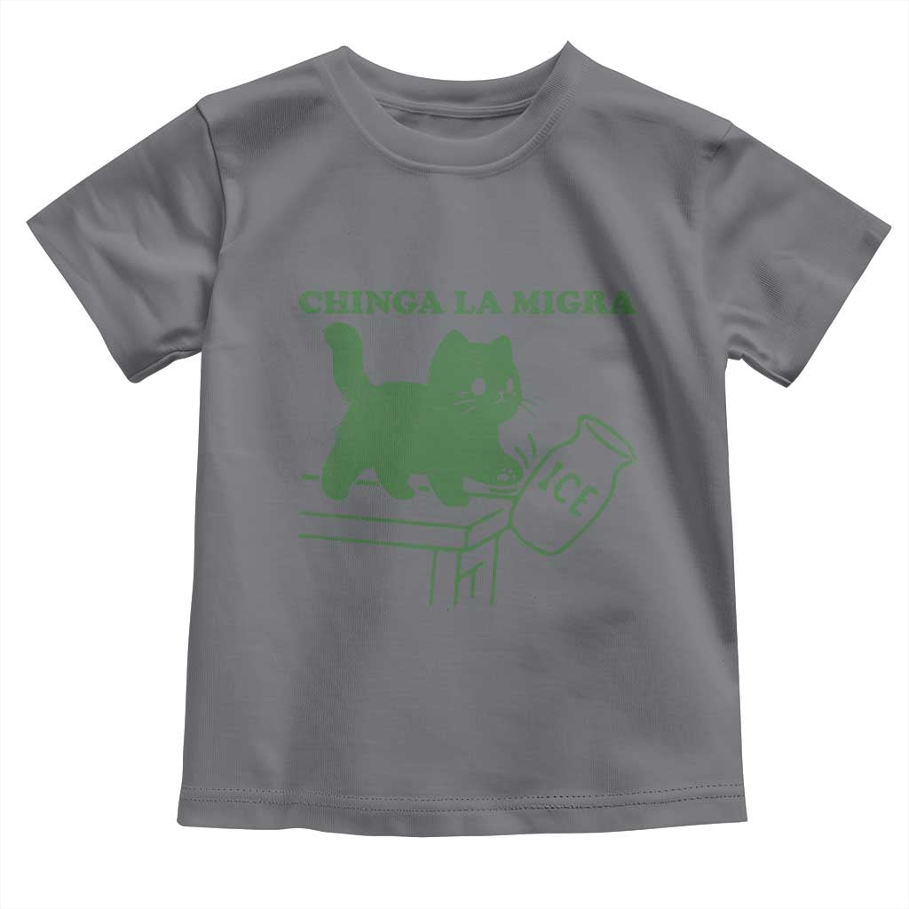 Chinga la Migra Toddler T Shirt Funny Subtle FDT Cat Meme - Wonder Print Shop