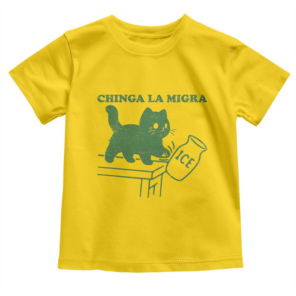 Chinga la Migra Toddler T Shirt Funny Subtle FDT Cat Meme - Wonder Print Shop