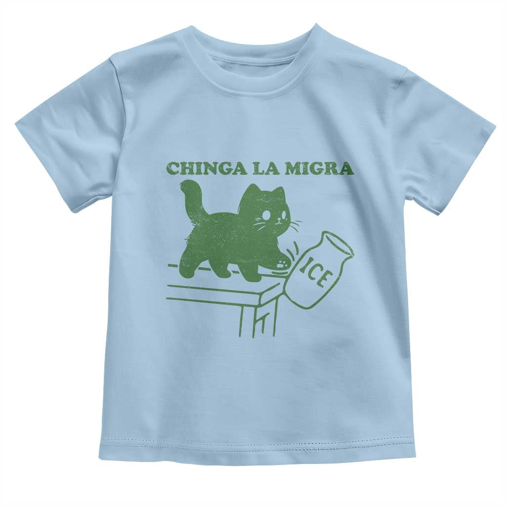 Chinga la Migra Toddler T Shirt Funny Subtle FDT Cat Meme - Wonder Print Shop