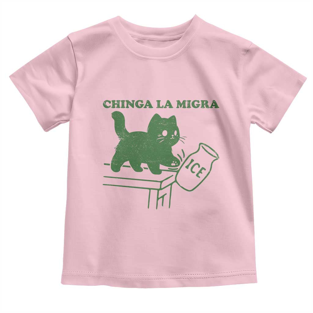 Chinga la Migra Toddler T Shirt Funny Subtle FDT Cat Meme - Wonder Print Shop