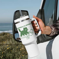 Chinga la Migra Tumbler With Handle Funny Subtle FDT Cat Meme - Wonder Print Shop