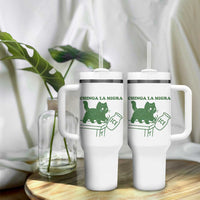 Chinga la Migra Tumbler With Handle Funny Subtle FDT Cat Meme - Wonder Print Shop
