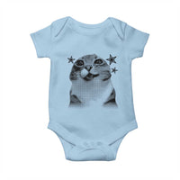 Funny Y2k Cat Meme Baby Onesie Vintage Retro Silly Cats Cats lover Gift - Wonder Print Shop