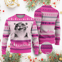 Funny Y2k Cat Meme Ugly Christmas Sweater Vintage Retro Silly Cats Cats lover Gift - Wonder Print Shop