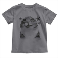 Funny Y2k Cat Meme Toddler T Shirt Vintage Retro Silly Cats Cats lover Gift - Wonder Print Shop