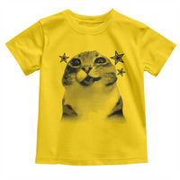 Funny Y2k Cat Meme Toddler T Shirt Vintage Retro Silly Cats Cats lover Gift - Wonder Print Shop