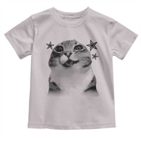 Funny Y2k Cat Meme Toddler T Shirt Vintage Retro Silly Cats Cats lover Gift - Wonder Print Shop