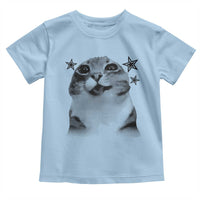 Funny Y2k Cat Meme Toddler T Shirt Vintage Retro Silly Cats Cats lover Gift - Wonder Print Shop