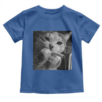Smoking Cat Y2K Toddler T Shirt Vintage Grunge Cat Edgy Retro 90s Streetwear - Wonder Print Shop