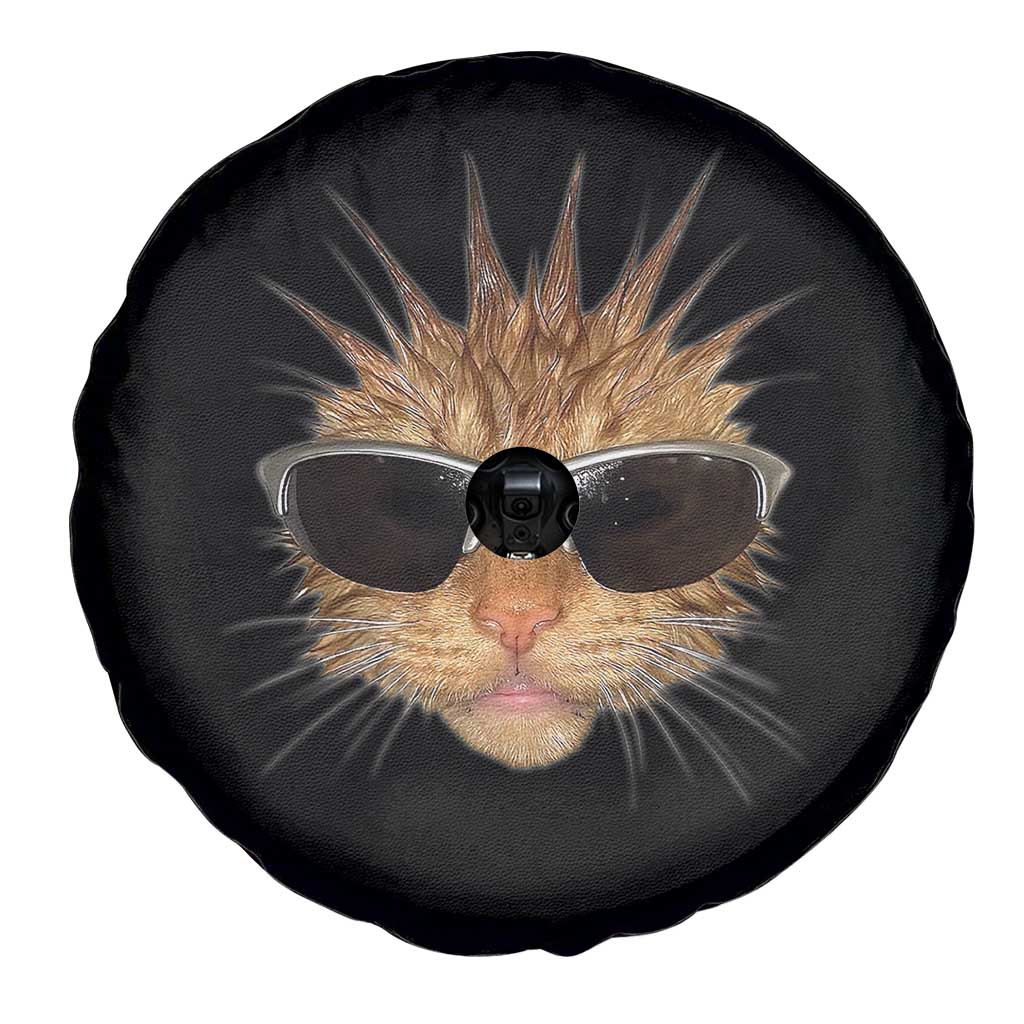 Funny Y2k Retro Cat Meme Spare Tire Cover Vintage Cat Edgy Retro 90s Streetwear - Wonder Print Shop