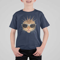Funny Y2k Retro Cat Meme T Shirt For Kid Vintage Cat Edgy Retro 90s Streetwear - Wonder Print Shop