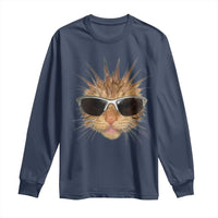 Funny Y2k Retro Cat Meme Long Sleeve Shirt Vintage Cat Edgy Retro 90s Streetwear - Wonder Print Shop