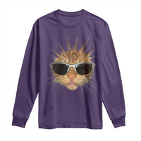 Funny Y2k Retro Cat Meme Long Sleeve Shirt Vintage Cat Edgy Retro 90s Streetwear - Wonder Print Shop