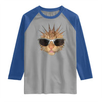 Funny Y2k Retro Cat Meme Raglan Shirt Vintage Cat Edgy Retro 90s Streetwear - Wonder Print Shop