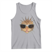 Funny Y2k Retro Cat Meme Tank Top Vintage Cat Edgy Retro 90s Streetwear - Wonder Print Shop