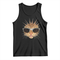 Funny Y2k Retro Cat Meme Tank Top Vintage Cat Edgy Retro 90s Streetwear - Wonder Print Shop