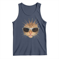 Funny Y2k Retro Cat Meme Tank Top Vintage Cat Edgy Retro 90s Streetwear - Wonder Print Shop