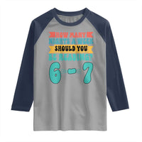 Funny 67 Six Seven Teacher Raglan Shirt How Many Nights A Week Should You Be Reading 6 7 - Wonder Print Shop
