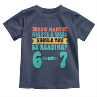 Funny 67 Six Seven Teacher Toddler T Shirt How Many Nights A Week Should You Be Reading 6 7 - Wonder Print Shop