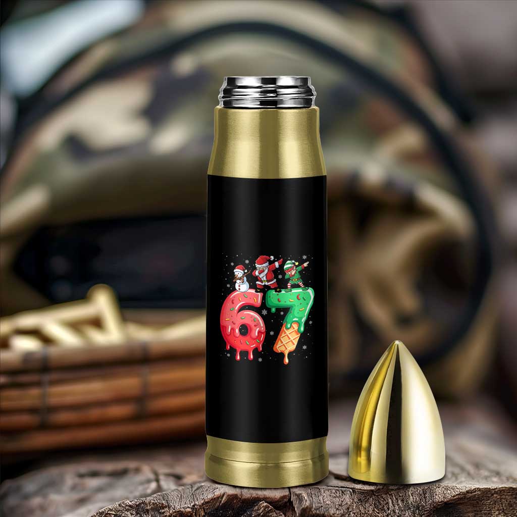67 Six Seven Christmas Bullet Tumbler Funny Dabbing Santa Elf Friends 6 7 Meme Gen Alpha Slang - Wonder Print Shop