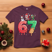67 Six Seven Christmas T Shirt Funny Dabbing Santa Elf Friends 6 7 Meme Gen Alpha Slang - Wonder Print Shop