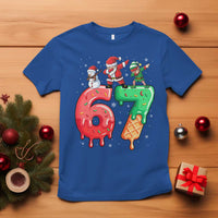 67 Six Seven Christmas T Shirt Funny Dabbing Santa Elf Friends 6 7 Meme Gen Alpha Slang - Wonder Print Shop