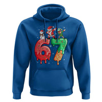 67 Six Seven Christmas Hoodie Funny Dabbing Santa Elf Friends 6 7 Meme Gen Alpha Slang - Wonder Print Shop