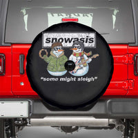 Snowasis Some Might Sleigh Christmas Spare Tire Cover Funny Music Lovers Snowman Singers Band - Wonder Print Shop