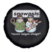 Snowasis Some Might Sleigh Christmas Spare Tire Cover Funny Music Lovers Snowman Singers Band - Wonder Print Shop