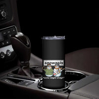 Snowasis Some Might Sleigh Christmas Skinny Tumbler Funny Music Lovers Snowman Singers Band - Wonder Print Shop