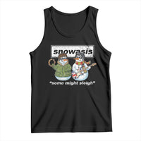 Snowasis Some Might Sleigh Christmas Tank Top Funny Music Lovers Snowman Singers Band - Wonder Print Shop