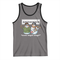 Snowasis Some Might Sleigh Christmas Tank Top Funny Music Lovers Snowman Singers Band - Wonder Print Shop