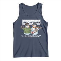 Snowasis Some Might Sleigh Christmas Tank Top Funny Music Lovers Snowman Singers Band - Wonder Print Shop