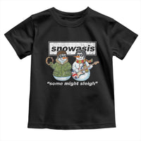 Snowasis Some Might Sleigh Christmas Toddler T Shirt Funny Music Lovers Snowman Singers Band - Wonder Print Shop