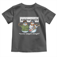 Snowasis Some Might Sleigh Christmas Toddler T Shirt Funny Music Lovers Snowman Singers Band - Wonder Print Shop