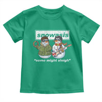 Snowasis Some Might Sleigh Christmas Toddler T Shirt Funny Music Lovers Snowman Singers Band - Wonder Print Shop