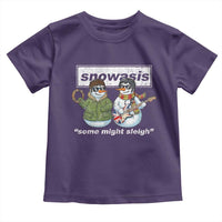 Snowasis Some Might Sleigh Christmas Toddler T Shirt Funny Music Lovers Snowman Singers Band - Wonder Print Shop