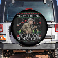 Merry Christmas Sumbitches Spare Tire Cover Funny Smokey Retro 80s Movie The Bandit Ugly Xmas - Wonder Print Shop