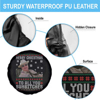 Merry Christmas To All You Sumbitches Spare Tire Cover Funny Ugly Xmas Retro 80s Movie - Wonder Print Shop