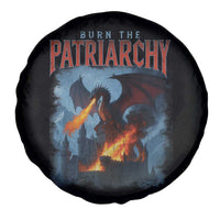 Vintage 90s Feminism Dragon Spare Tire Cover Burn the Patriarchy - Wonder Print Shop