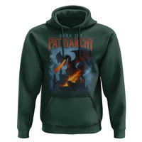 Vintage 90s Feminism Dragon Hoodie Burn the Patriarchy - Wonder Print Shop
