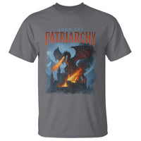 Vintage 90s Feminism Dragon T Shirt Burn the Patriarchy - Wonder Print Shop