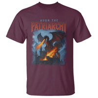 Vintage 90s Feminism Dragon T Shirt Burn the Patriarchy - Wonder Print Shop